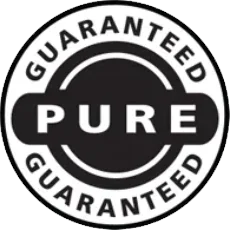 Purity guaranteed mark